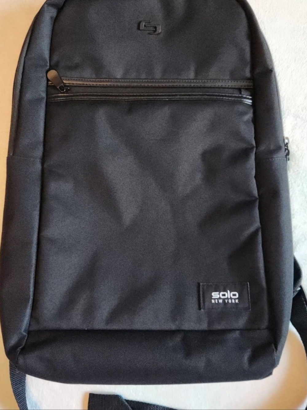 Tech Solo New York Minimal Laptop Backpack | Black Carry-All 🎒